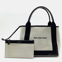 Balenciaga: Чёрная сумка-шоппер 