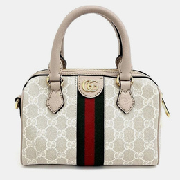 Gucci: Бежевая сумка  Ophidia GG