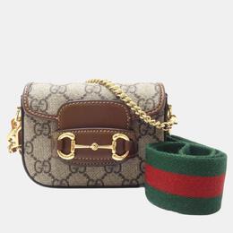 Gucci: Бежевый кошелёк  GG Supreme