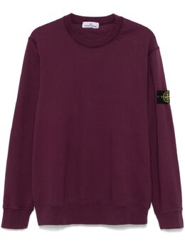 Stone Island: Фиолетовый свитшот  Compass