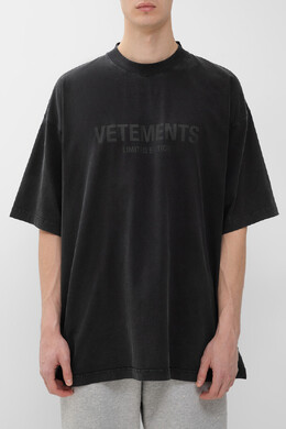 Vetements: Хлопковая футболка 