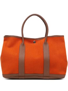 Hermès Pre-Owned: Коричневая сумка-шоппер 