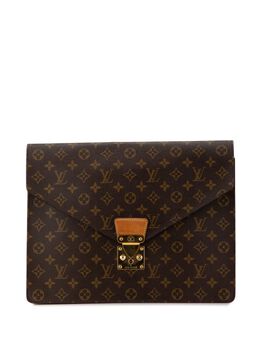 Louis Vuitton Pre-Owned: Коричневая сумка 