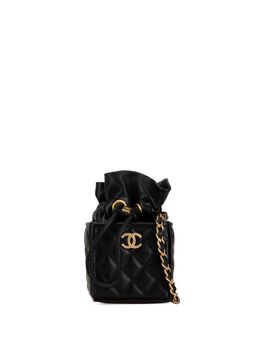 CHANEL Pre-Owned: Чёрная сумка 