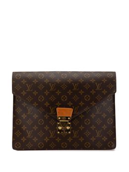 Louis Vuitton Pre-Owned: Коричневая сумка 