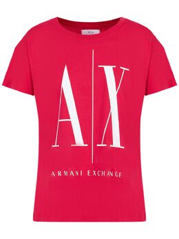 Armani Exchange: Футболка с принтом 