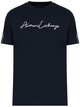 Armani Exchange: Футболка с принтом 