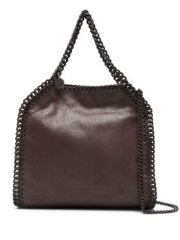 Stella McCartney: Коричневая сумка-шоппер  Falabella
