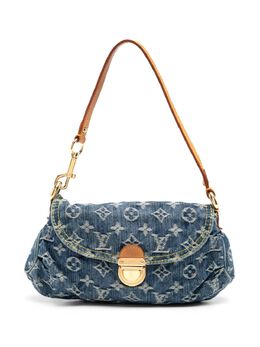 Louis Vuitton Pre-Owned: Голубая сумка 