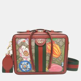 Gucci: Красная сумка  Ophidia Flora