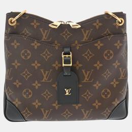 Louis Vuitton: Коричневая сумка 