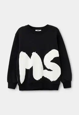 MSGM Kids: Чёрный свитер 