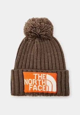 The North Face: Коричневая шапка 