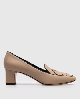Valentino: Бежевые туфли 