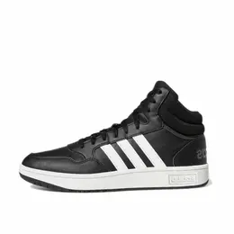 adidas: Чёрные кроссовки  Hoops
