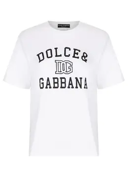 DOLCE & GABBANA: Хлопковая футболка 