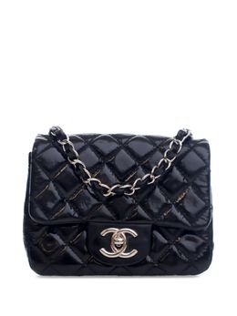 CHANEL Pre-Owned: Чёрная сумка через плечо 