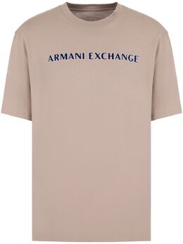 Armani Exchange: Футболка с принтом 