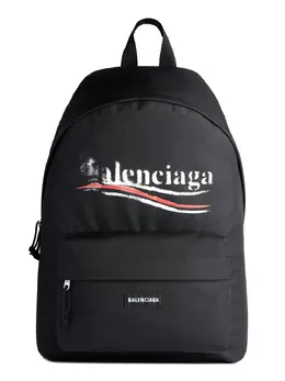 Balenciaga: Чёрный рюкзак  Explorer