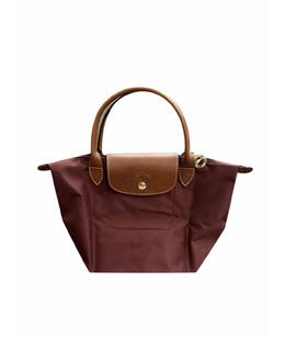 LONGCHAMP: Бордовая сумка 