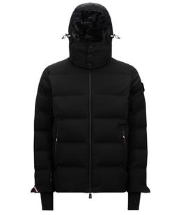 MONCLER: Пуховик из эластана 