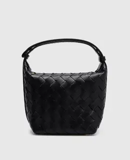 Bottega Veneta: Чёрная сумка 