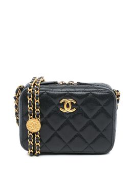 CHANEL Pre-Owned: Чёрная сумка через плечо 