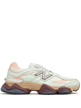 New Balance: Зелёные кроссовки  9060