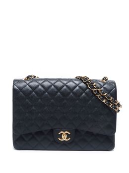 CHANEL Pre-Owned: Чёрная сумка 