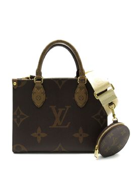 Louis Vuitton Pre-Owned: Коричневая сумка-шоппер 