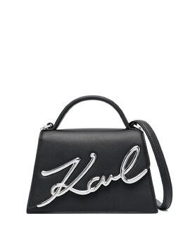Karl Lagerfeld: Чёрная сумка через плечо  Signature