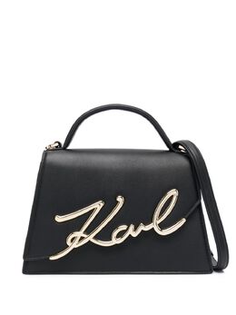 Karl Lagerfeld: Чёрная сумка  Signature
