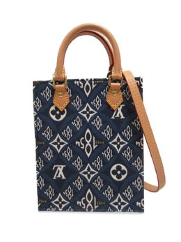 Louis Vuitton Pre-Owned: Голубая сумка-шоппер 