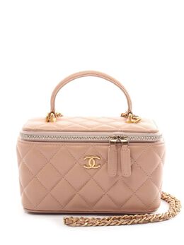 CHANEL Pre-Owned: Бежевая сумка 