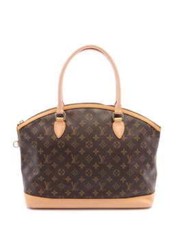 Louis Vuitton Pre-Owned: Коричневая сумка-шоппер 