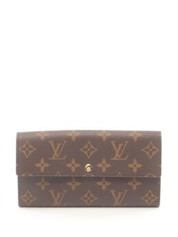 Louis Vuitton Pre-Owned: Коричневый кошелёк 