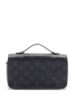 Louis Vuitton Pre-Owned: Чёрный кошелёк 