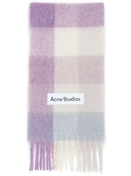 Acne Studios: Фиолетовый шарф 