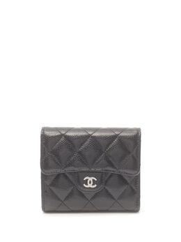 CHANEL Pre-Owned: Чёрный кошелёк 