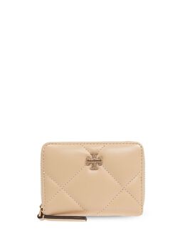 Tory Burch: Бежевый кошелёк 