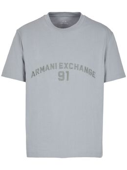 Armani Exchange: Футболка с принтом 