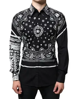 Dolce & Gabbana: Чёрная рубашка 