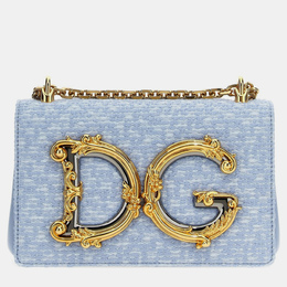 Dolce & Gabbana: Светлая сумка  Light Blue