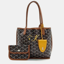 Goyard: Коричневая сумка 