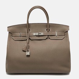 Hermes: Коричневая сумка  Birkin 40