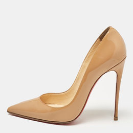 Christian Louboutin: Бежевые туфли  So Kate