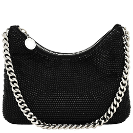 Stella McCartney: Чёрная сумка  Falabella Mini