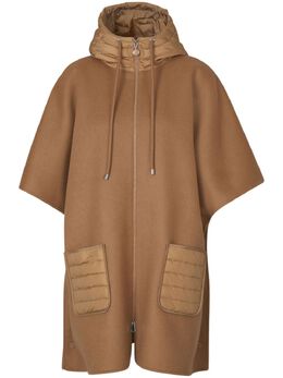 Moncler: Плащ с капюшоном 