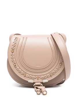 Chloé: Бежевая сумка  Marcie small