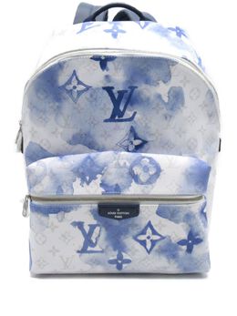 Louis Vuitton Pre-Owned: Голубой рюкзак 